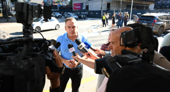 Mabel vistoria novo sistema binário nas avenidas T-10 e T-55, que já operam em sentido único